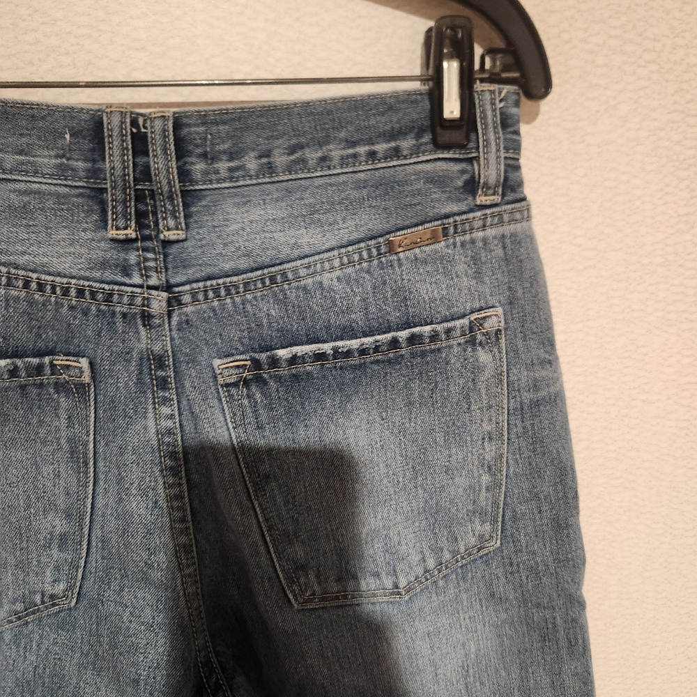 KanCan 90's Ultra High Rise Button Fly Flare Jeans Size 5/26 - Picture 7 of 8